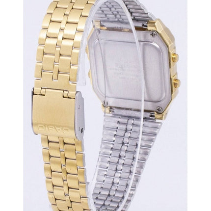 Refurbished Casio Digital Gold Tone Stainless Steel Quartz A500WGA-1DF Men's Watch