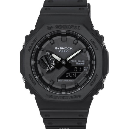 Refurbished Casio G-Shock Smartphone Link Analog Digital Resin Strap Black Dial Solar GA-B2100-1A1 200M Men's Watch