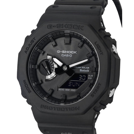 Refurbished Casio G-Shock Smartphone Link Analog Digital Resin Strap Black Dial Solar GA-B2100-1A1 200M Men's Watch