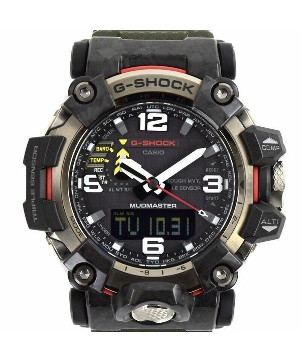 Refurbished Casio G-Shock Mudmaster Analog Digital Resin Strap Black Dial Solar GWG-2000-1A3 200M Men's Watch