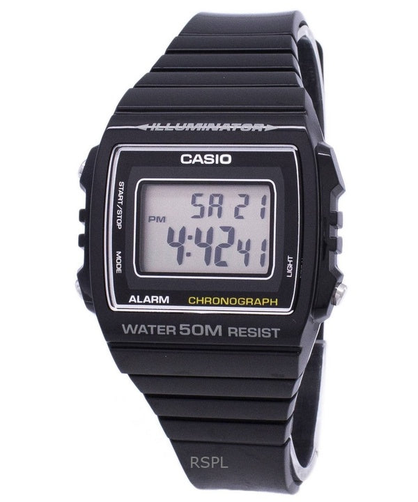 Refurbished Casio Digital Chronograph Resin Strap Quartz W-215H-1AVDF Unisex Watch