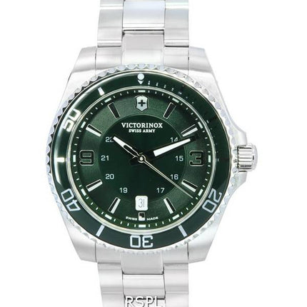 Victorinox Maverick Green Dial Quartz 241934 100M Men's Watch