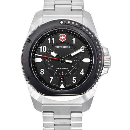 Victorinox Swiss Army Journey 1884 Antimagnetic Black Dial Quartz Diver's 242009 200M Men's Watch