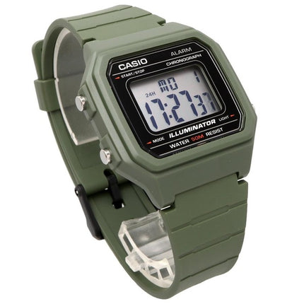 Casio Youth Digital Resin Strap Quartz W-217H-3AV Men's Watch