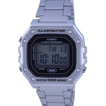 Casio Youth Digital Stainless Steel W-218HD-1A W218HD-1 Men's Watch