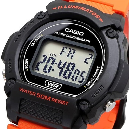 Casio Youth Digital Alarm Quartz W-219H-4AV W219H-4 Men's Watch