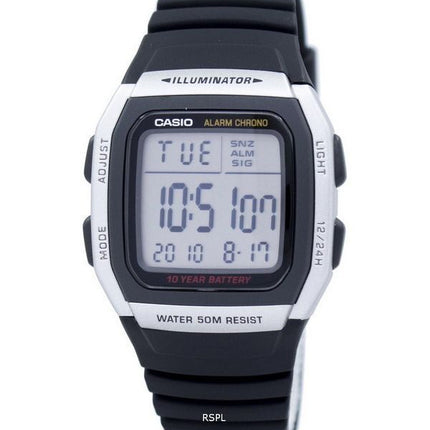 Casio Youth Digital Alarm Chrono Illuminator W-96H-1AVDF W-96H-1AV Mens Watch