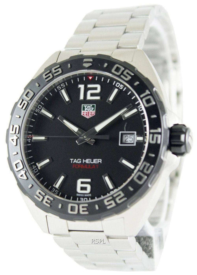 Tag Heuer Formula One Black Dial Stainless Steel WAZ1110.BA0875 Men's Watch