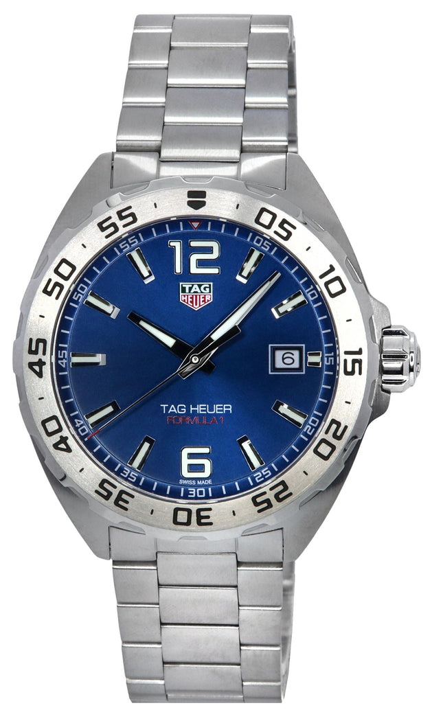 Tag Heuer Formula 1 Stainless Steel Blue Dial Quartz WAZ1118.BA0875 200M Mens Watch