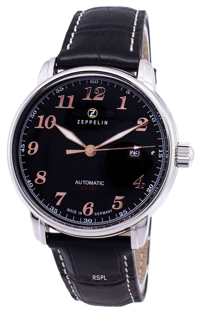 Zeppelin Series LZ127 Graf Automatic Germany Made 7656-2 76562 Men's Watch