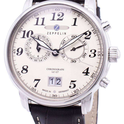 Zeppelin Series LZ127 Graf Germany Made 7684-5 76845 Men's Watch