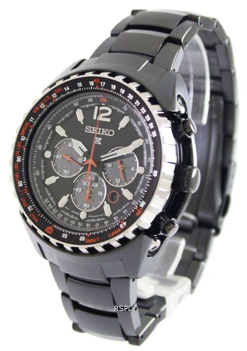 Seiko Prospex Aviation Solar Pilots SSC263P1 Mens Watch