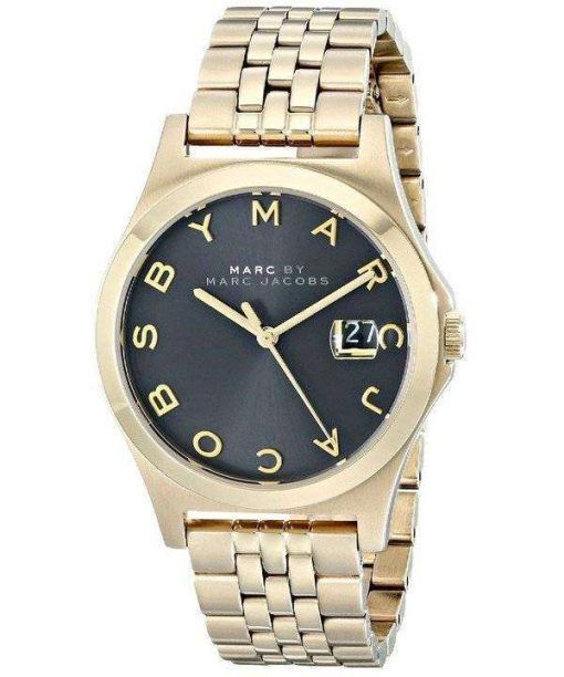 Marc By Marc Jacobs The Slim Black Dial Stainless Steel MBM3315 Womens Watch