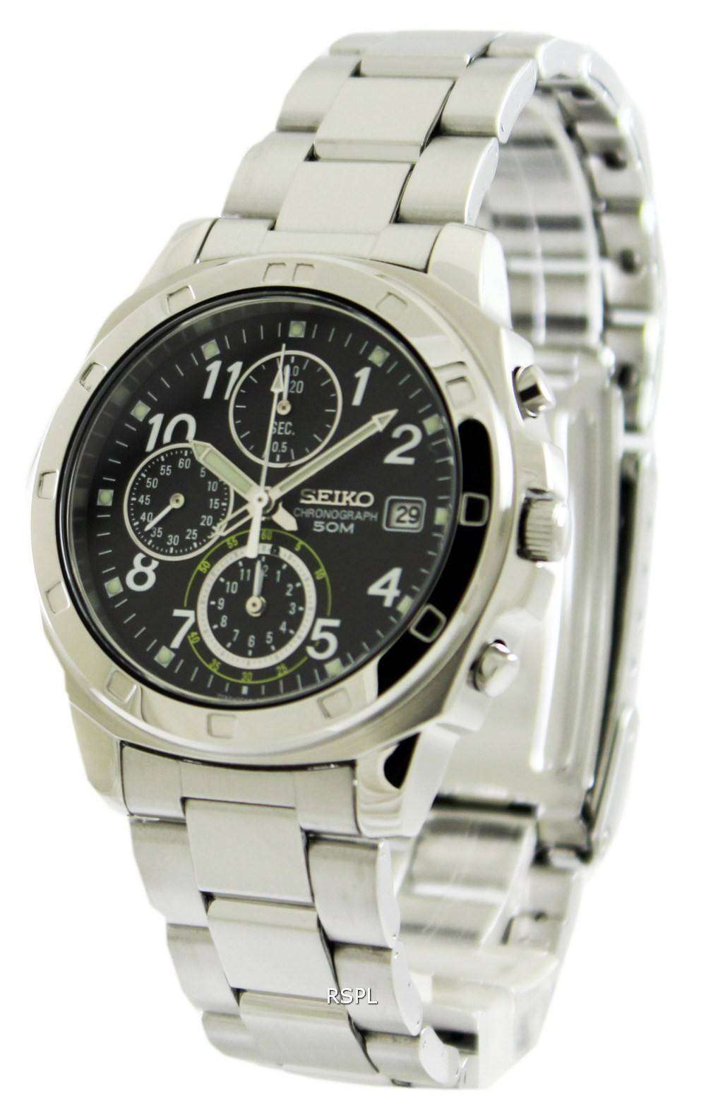 Seiko Chronograph SND195P1 SND195P SND195 Mens Watch - ZetaWatches