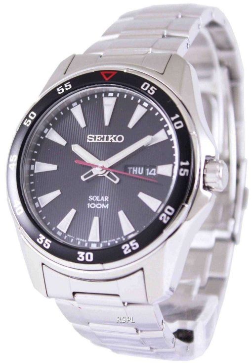 Seiko Solar 100M SNE393P1 SNE393P Mens Watch