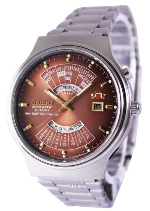 Orient Automatic 21 Jewels Multi Year Calendar FEU00002PW Men's Watch