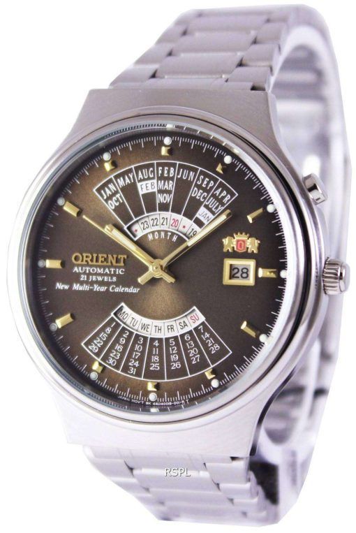 Orient Automatic 21 Jewels Multi Year Calendar FEU00002TW Men's Watch