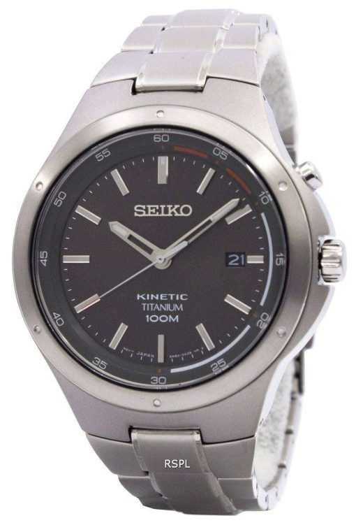 Seiko Kinetic Titanium Power Reserve SKA713P1 SKA713P SKA713 Men's Watch