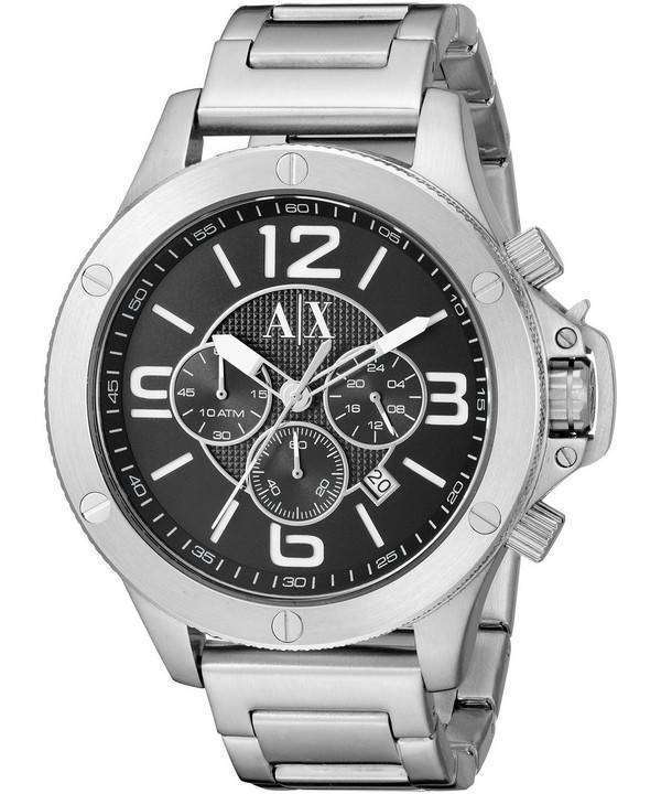 Armani Exchange Quartz Chronograph Black Dial AX1501 Men's Watch ...