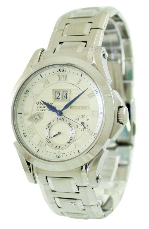 Seiko Premier Kinetic Perpetual SNP079 SNP079P1 SNP079P Mens Watch