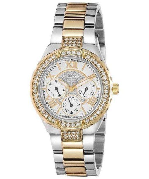 Guess Two Tone Stainless Steel Multifunction Quartz W0111L5 Women's Watch