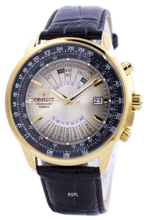 Orient Automatic Multi Year Calendar 100M FEU0700AUH Mens Watch