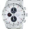 Seiko Quartz Alarm Chronograph Tachymeter SNAC05 SNAC05P1 SNAC05P Men's Watch