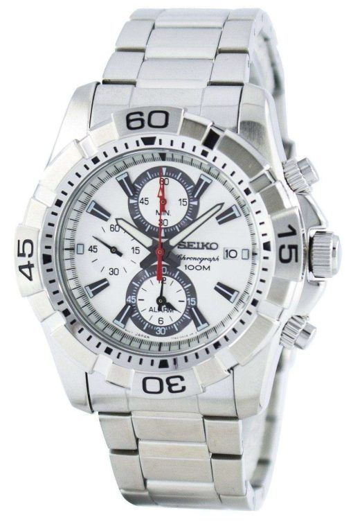 Seiko Quartz Alarm Chronograph SNAE23 SNAE23P1 SNAE23P Men's Watch