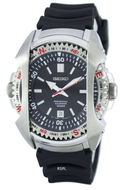 Seiko Quartz Perpetual Calendar SNQ091 SNQ091P1 SNQ091P Men's Watch