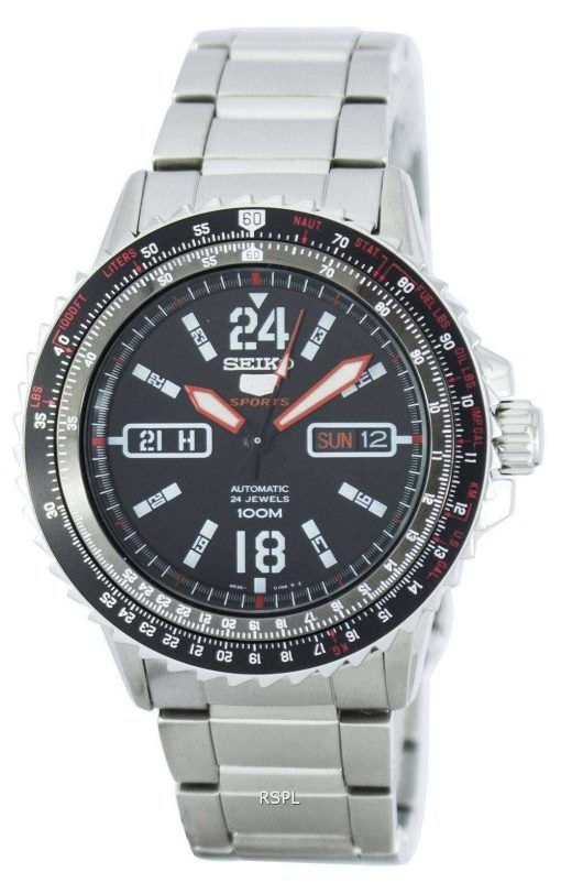 Seiko 5 Sports Automatic 24 Jewels SRP353 SRP353K1 SRP353K Men's Watch