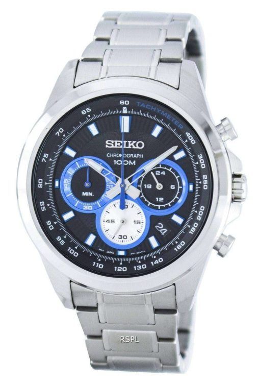 Seiko Chronograph Quartz Tachymeter SSB243 SSB243P1 SSB243P Men's Watch