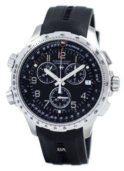 Hamilton Khaki Aviation X-Wind Chronograph Quartz GMT H77912335 Men's Watch