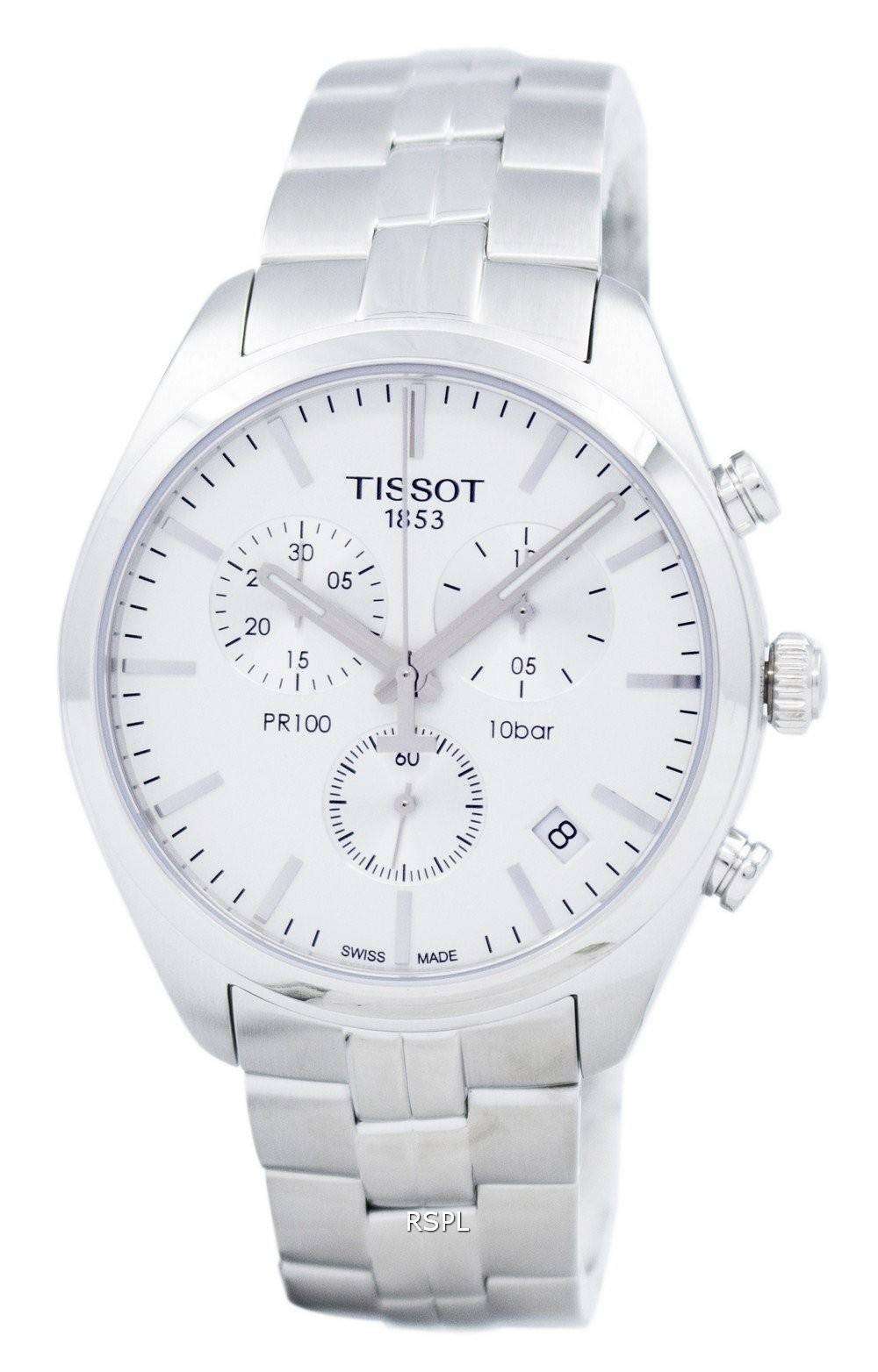 Tissot Pr 100 Quartz Chronograph T101.417.11.031.00 T1014171103100 Men 