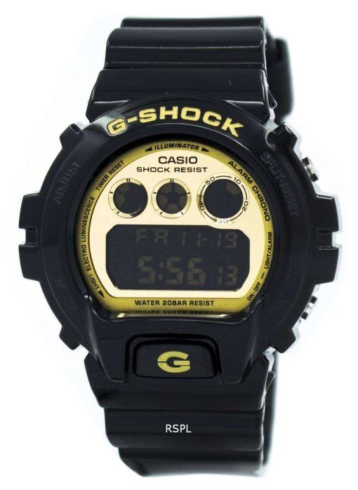 Casio G-Shock Illuminator Black and Gold DW-6900CB-1 Mens Watch