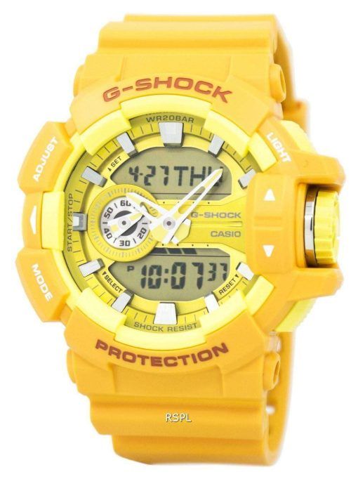 Casio G-Shock Analog-Digital 200M GA-400A-9A Mens Watch