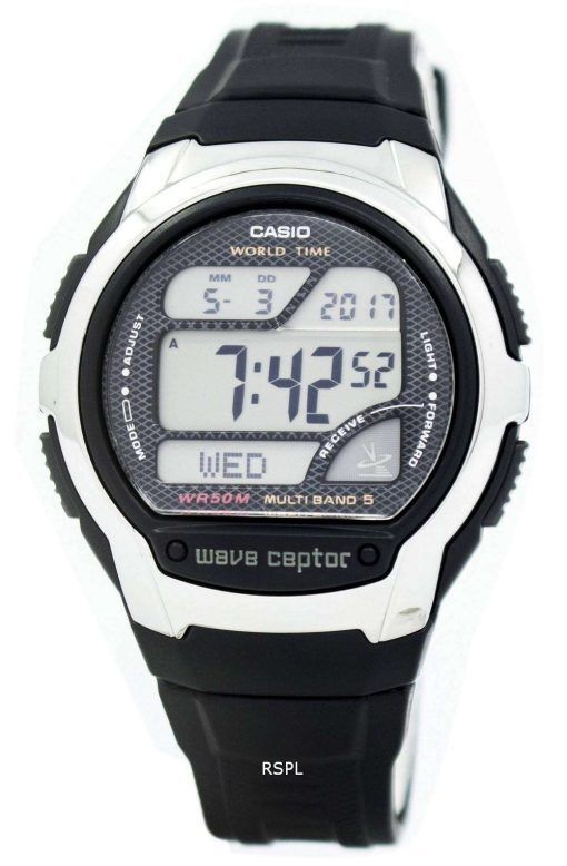 Casio Wave Ceptor Atomic Multiband 5 Digital WV-58E-1AV Mens Watch