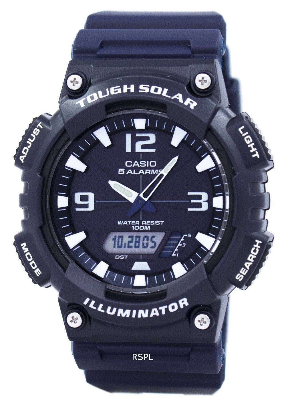 Casio analog digital solar watch online