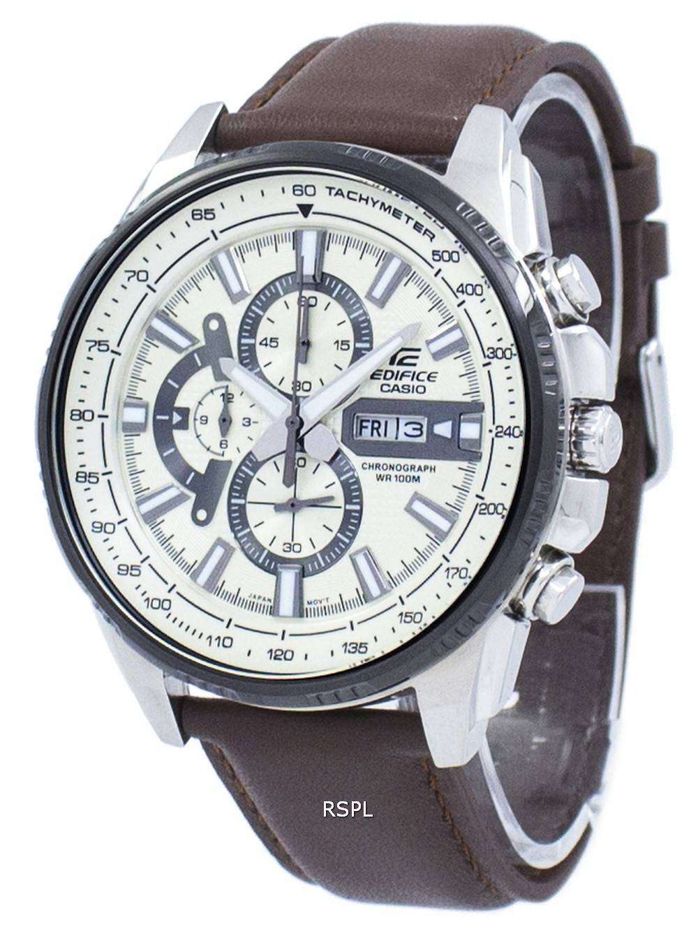 casio edifice chronograph wr100m tachymeter