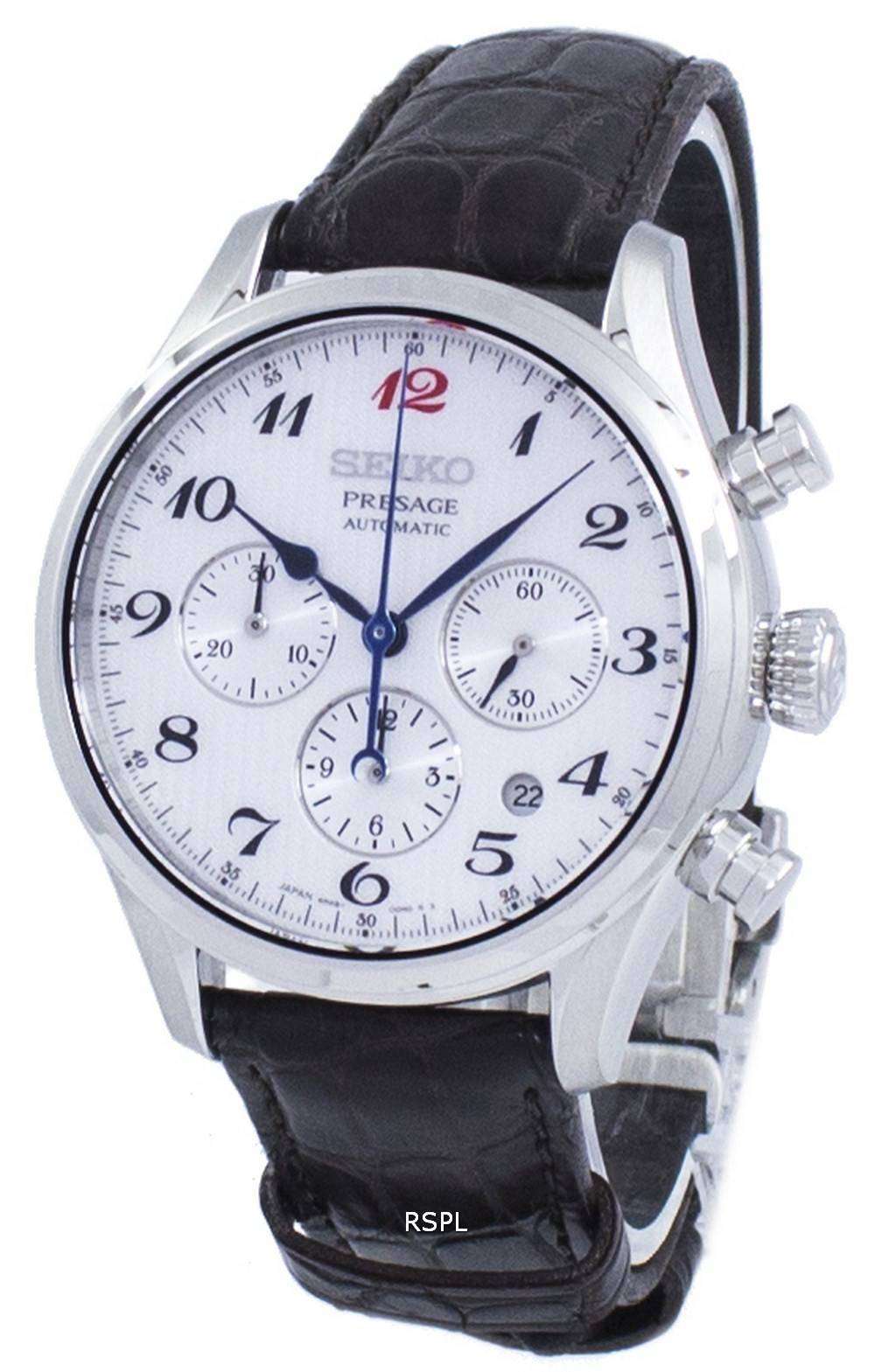 Seiko Presage Chronograph Automatic SRQ025J1 SRQ025J Men's Watch - ZetaWatches