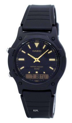 Casio Analog Digital Quartz Dual Time AW-49HE-1AVDF AW-49HE-1AV Mens Watch