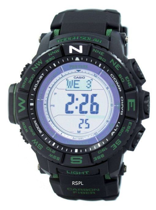 Casio Protrek Triple Sensor Tough Solar Atomic PRW-S3500-1D Watch