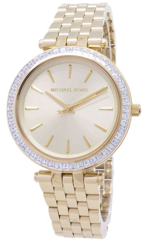 Michael Kors Mini Darci Crystals Gold Tone MK3365 Womens Watch