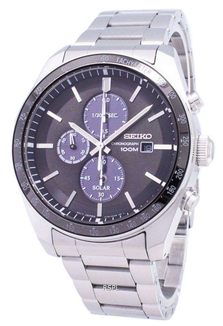 Seiko Solar SSC715 SSC715P1 SSC715P Chronograph Analog Men's Watch ...