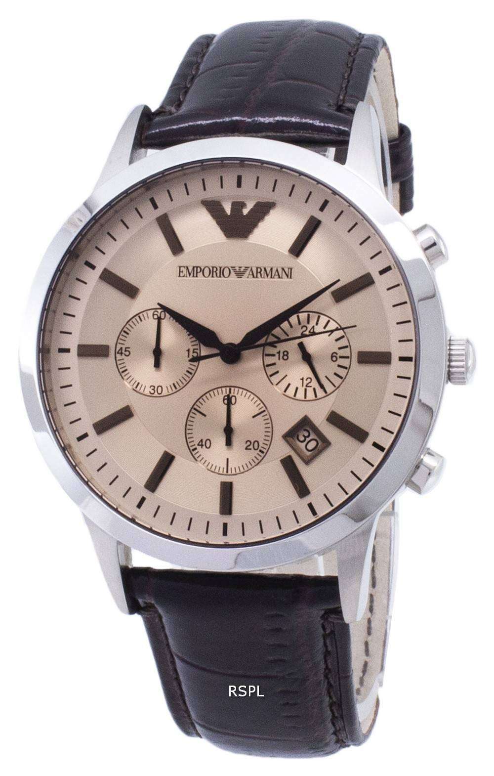 Emporio Armani Classic Chronograph Quartz AR2433 Men's Watch - ZetaWatches