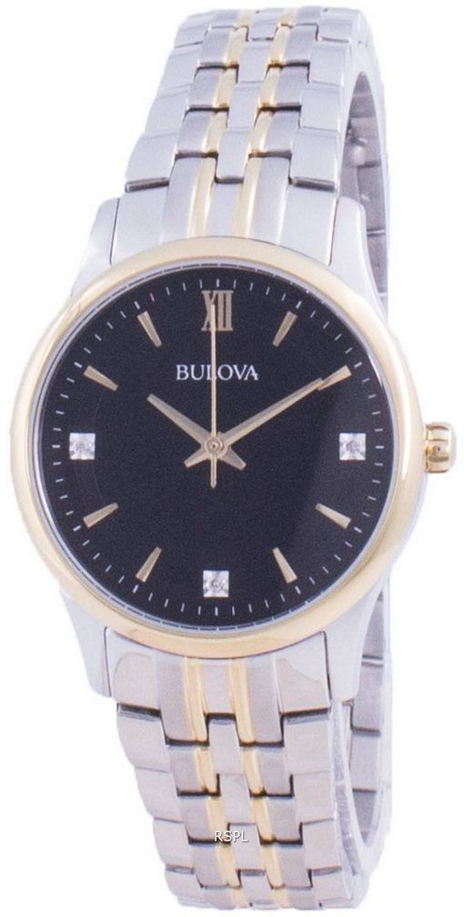 Bulova Diamond Accents Quartz 98P196 Womens Watch