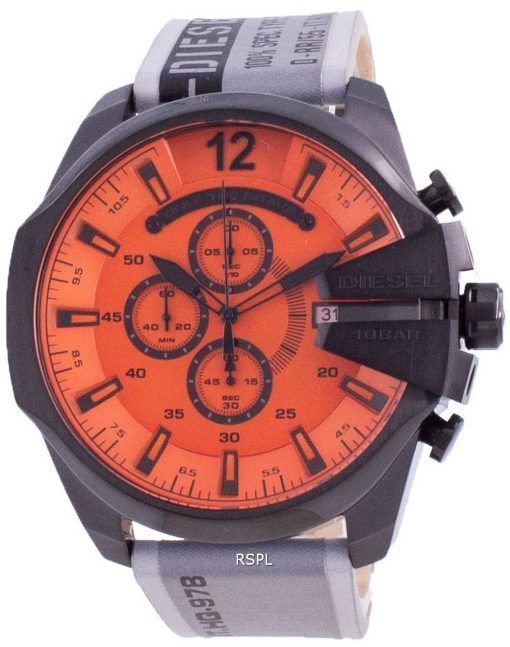 Diesel Mega Chief Chronograph Quartz DZ4535 100M Mens Watch