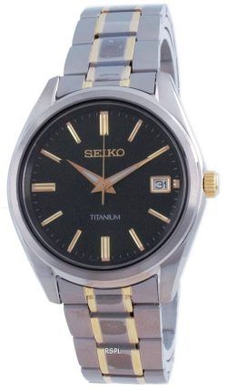 Seiko Discover More Titanium Quartz SUR377 SUR377P1 SUR377P 100M Mens Watch