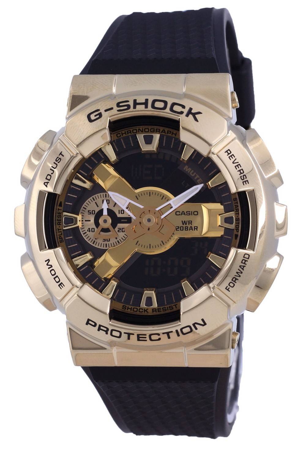 Casio G-Shock Analog Digital Metal Covered GM-110G-1A9 GM110G-1 200M Mens  Watch