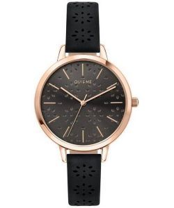 Oui & Me Amourette Dark Grey Dial Leather Strap Quartz ME010146 Women's Watch