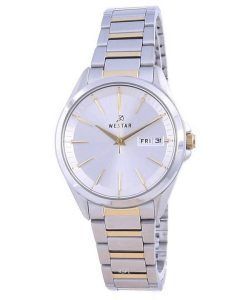 Westar Silver Dial Two Tone Stainless Steel Quartz 40212 CBN 107 Women's Watch